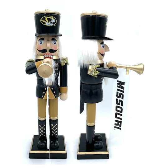 14" College Bugler Nutcracker By Santasworkshop in Missouri | 14.25" x 4" x 6.5" | Michaels®